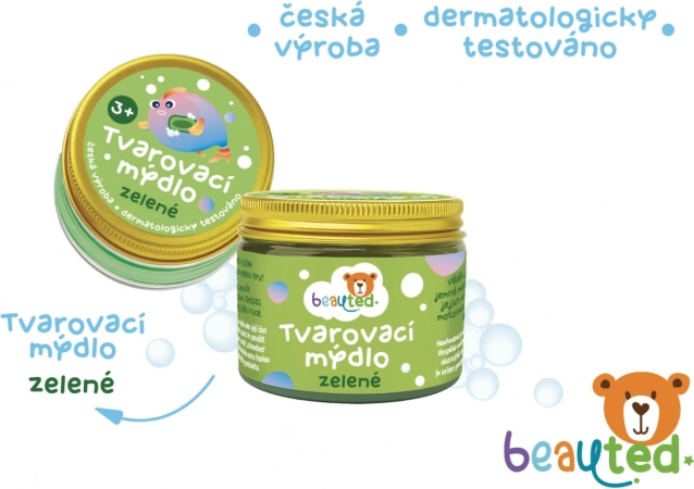 Savon modelable en boîte refermable – Vert