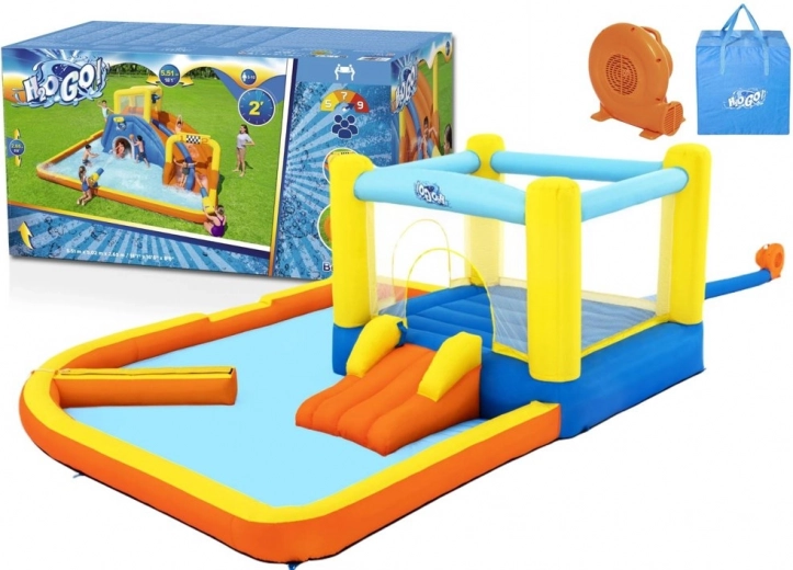 Aufblasbare Wasserrutsche mit Becken 365 × 340 × 152 cm BESTWAY