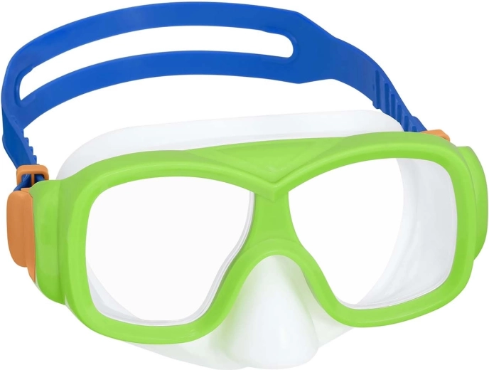 Bestway diving mask green-blue