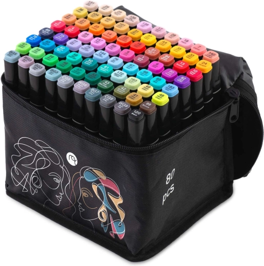 Practical zippered case for travel and studio