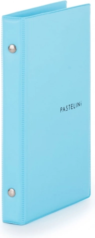 Karis A6 PVC Pastelini bloc-notes bleu