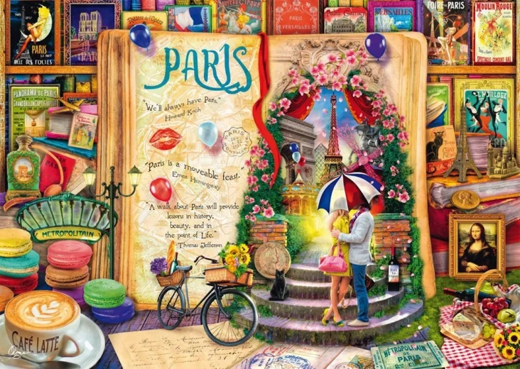 Puzzle Schmidt Souvenirs de Paris 1000 pièces