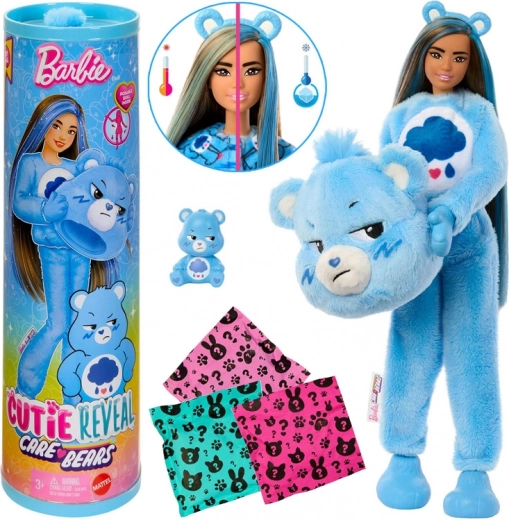 barbie cutie reveal – les bisounours : grincheux en costume d’ours