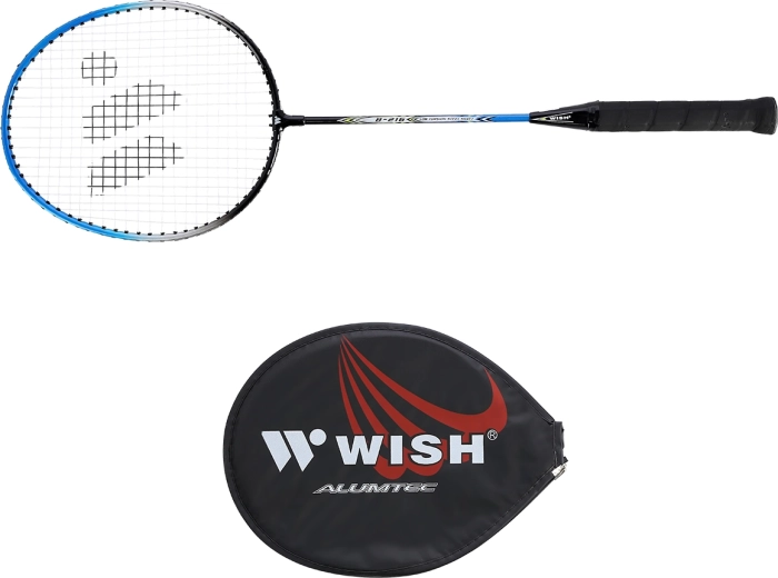 Wish Steeltec 216 Badminton Racket blue–black