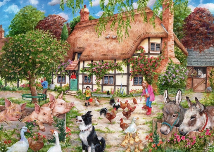Ravensburger Puzzle Maison de campagne 1000 pièces