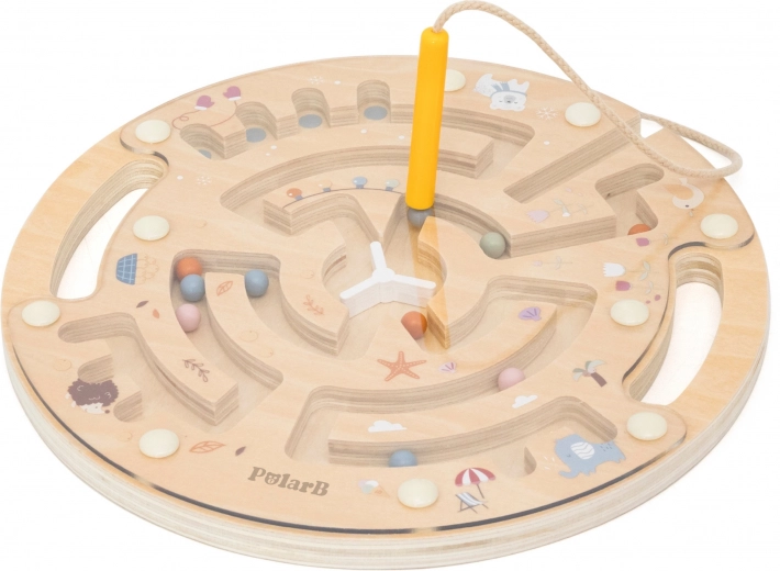 Labyrinthe en bois magnétique VIGA PolarB