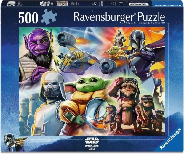 Ravensburger puzzle Star Wars: The Mandalorian and Grogu (500 pieces)