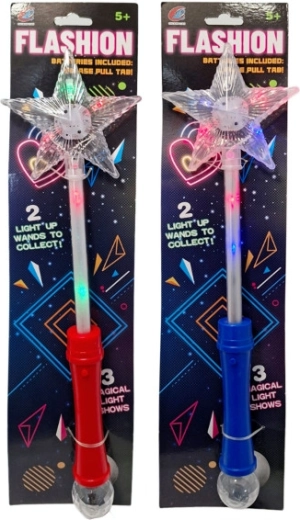 Light-up magic wand with star tip