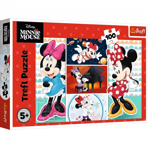 Puzzle 100 Teile Lustige MINNIE DISNEY von Trefl