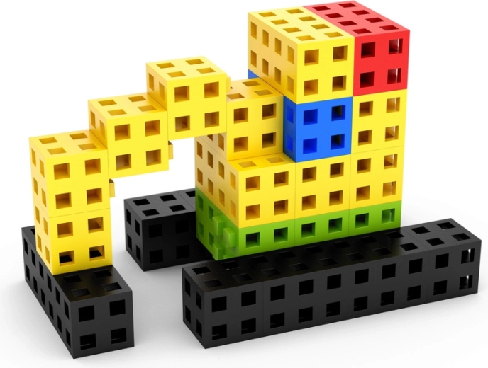 Jeu créatif aux couleurs vives