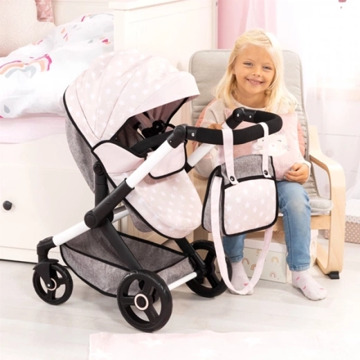 Poussette convertible 2 en 1 pour plus de possibilités de jeu