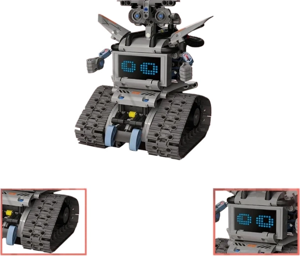 Afstandsbediening en soepele rupsbandbeweging