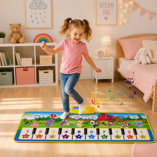 Play with hands and feet