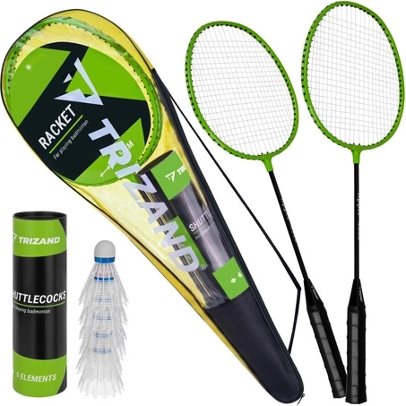 Trizand badminton set in a case (9 pieces)