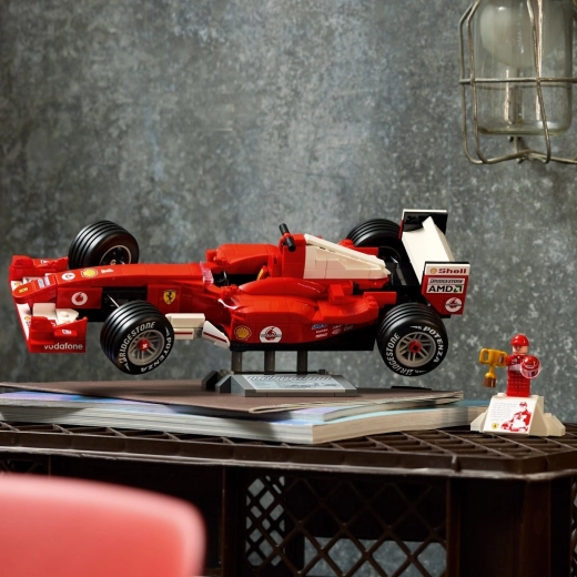 Michael Schumacher minifigure with podium