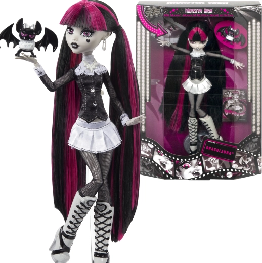 Monster High Draculaura Reel Drama 26 cm with accessories