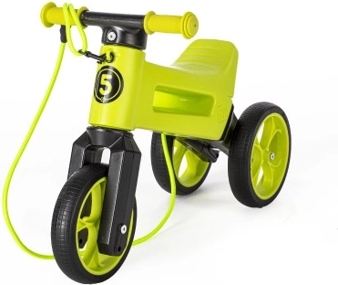 Draisienne Funny Wheels Rider SuperSport 2‑en‑1 avec sangle – Vert