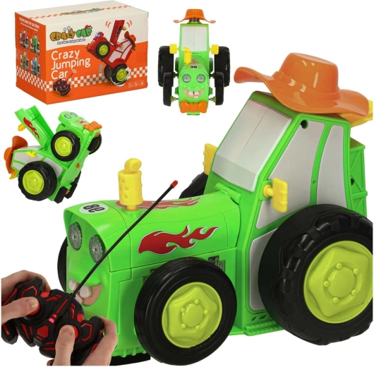 Fun Jumping Remote-Controlled Tractor