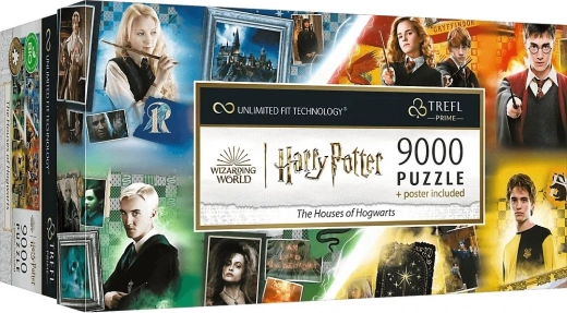 Puzzle 9000 Pieces Hogwarts Houses Harry Potter