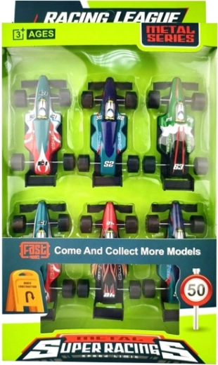 Set Formule 1-auto’s (6 stuks)