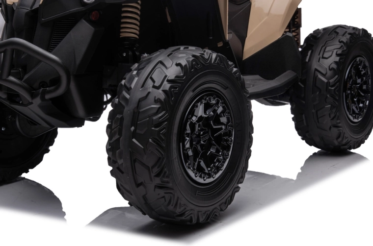 Large off-road wheels for confident traction