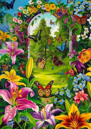 ENJOY Puzzle Garden Passage 1000 Pieces