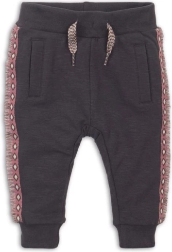 Pantalon de survêtement Dirkje D-Love pour bébé, marron foncé