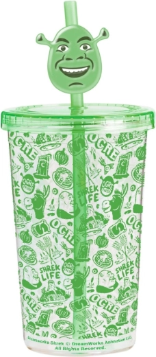 Mug Shrek avec paille