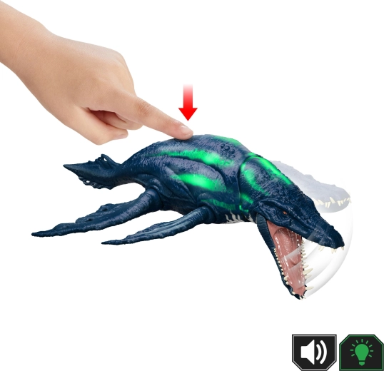 Attaque action avec rugissement via la pression sur la queue