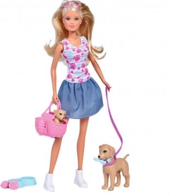 Panenka Steffi Love - Wandeling met puppy's