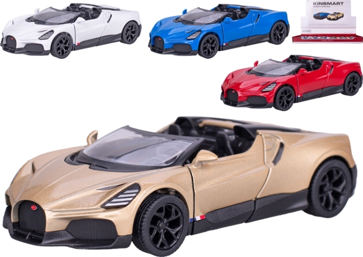 Kinsmart Bugatti Mistral modèle métallique 1:36 avec portes ouvrantes
