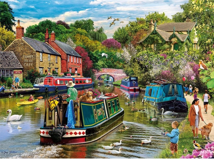 Gibsons puzzel Rust aan de rivier 1000 stukjes