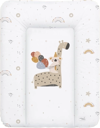 Ceba Baby zachte verschoonmat voor commode giraffe 50 × 70 cm