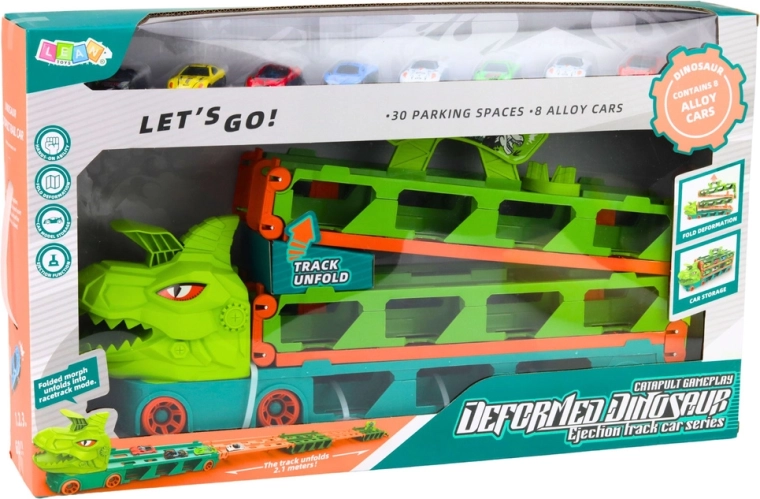 Action launcher from the T-Rex head