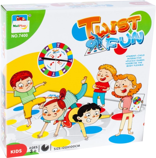 Jeu de mouvement amusant Twister pour enfants