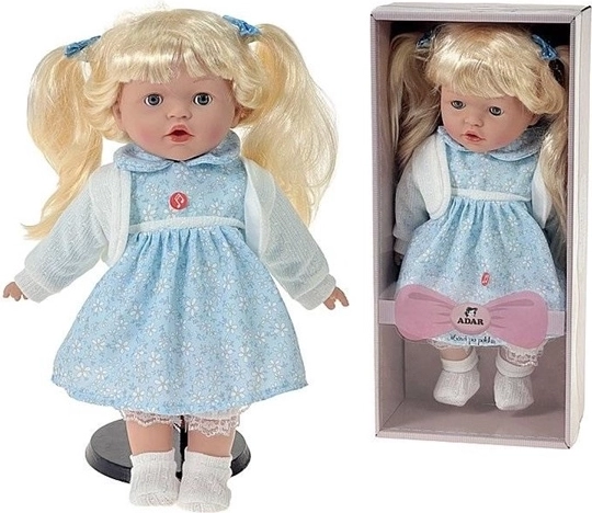 Interactive talking and singing doll in Polish, 40 cm