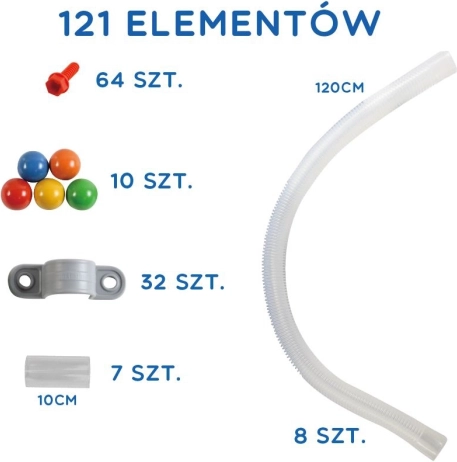 Sensorisch speelgoed STEM Wall set 121 onderdelen