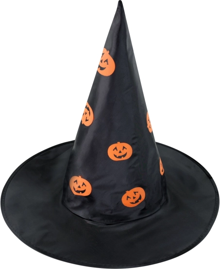 Children’s witch hat with pumpkins for Halloween