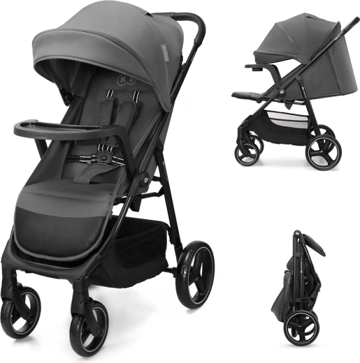 Kinderkraft Trig 3 Tray sports stroller granite grey