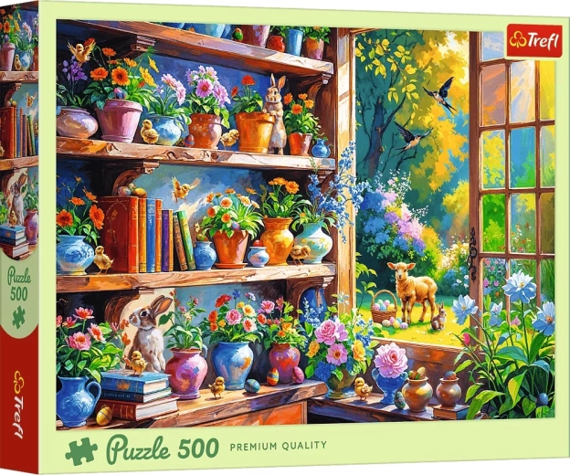 Puzzle Spring Morning in the Orangery 500 pieces TREFL
