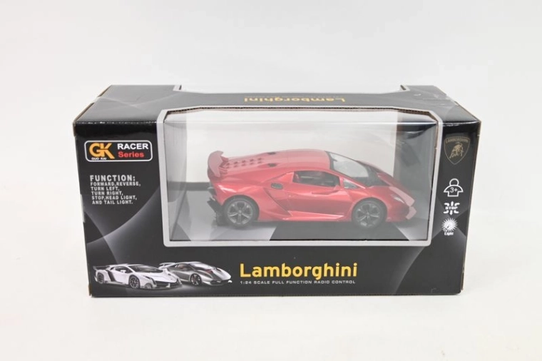 Voiture RC Lamborghini Sesto Elemento rouge 18 cm