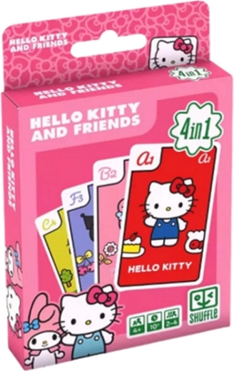 Shuffle Hello Kitty 4-in-1 Card Game