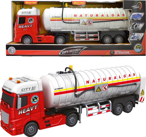 City Service Natural Gas Tanker Truck 1:12 with Sounds and Lights