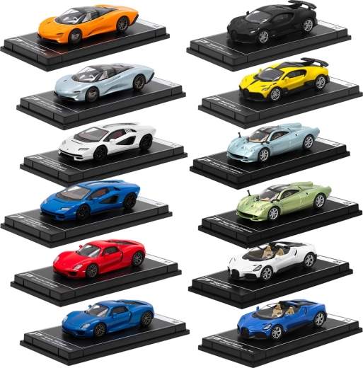 Collection métallique d’hypercars