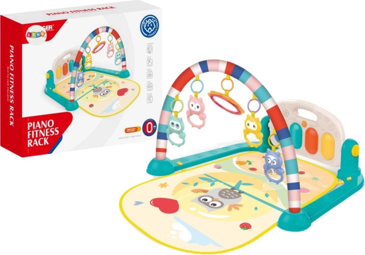 Children's Gymnastics Mat Educational Foam Owl Sounds