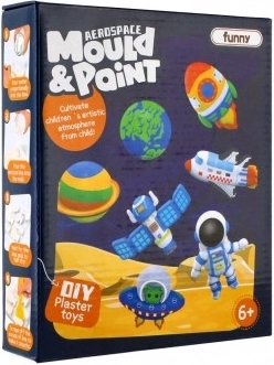 Creatieve set gipsafgietsels ruimte – gieten en schilderen voor kinderen 6+