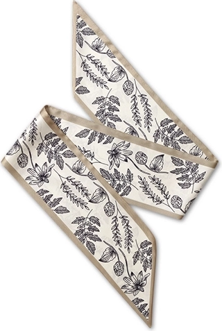 Stylish scarf as a fashion detail