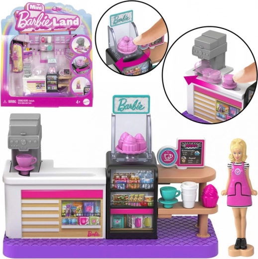 Mattel Mini Barbie Land pâtisserie avec mini poupée