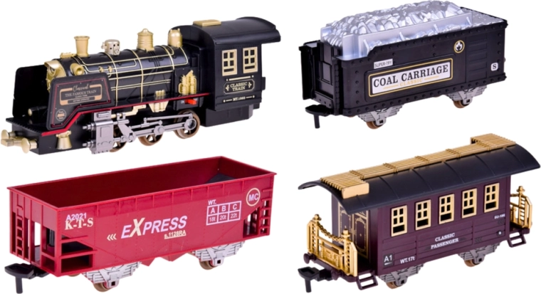 Realistic steam, light, and sound effects