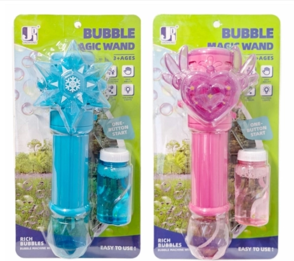 Electric Bubble Wand with Solution